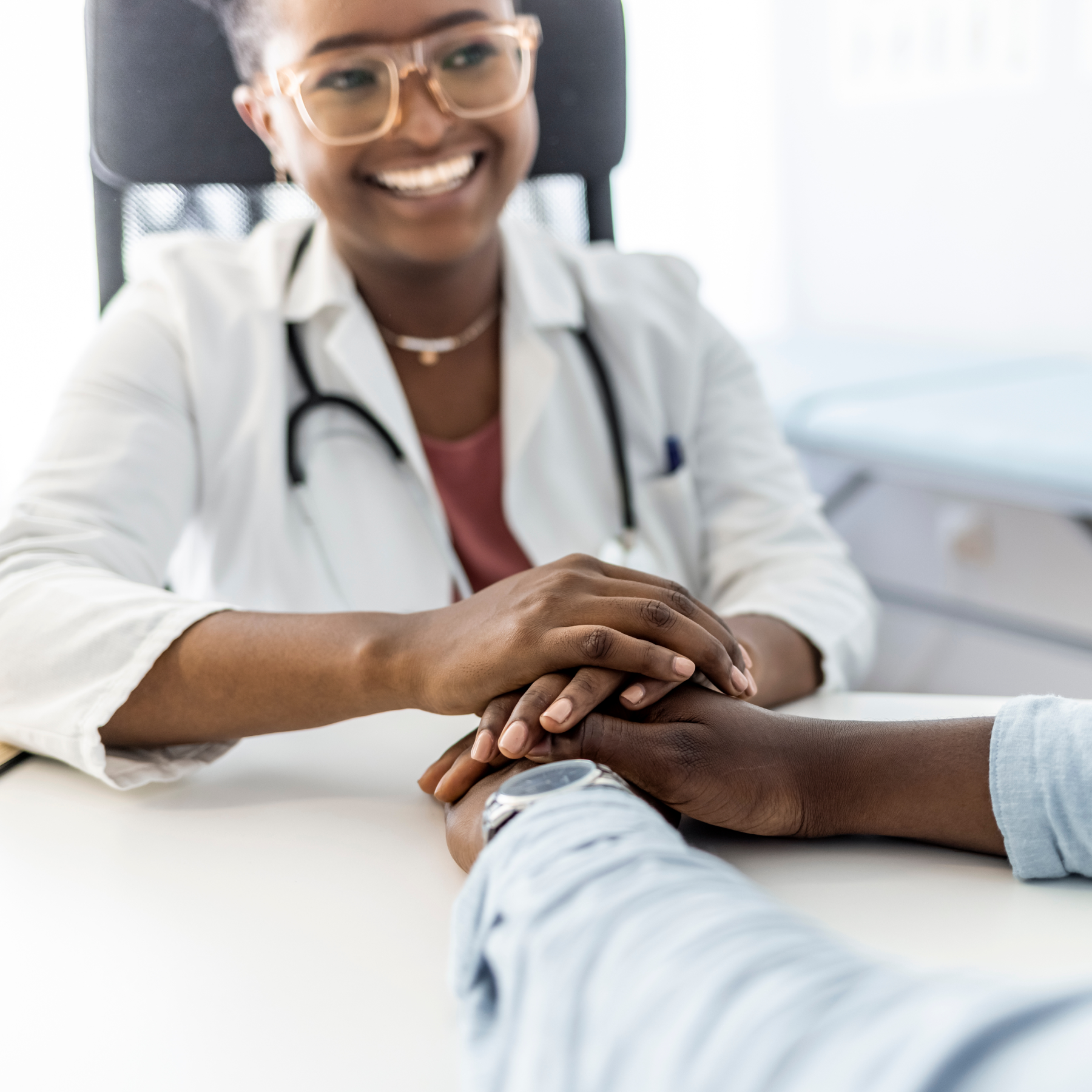 Doctor Expressing Compassion and Care Towards Patient